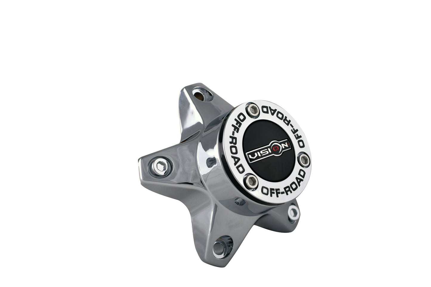 C394-65V Vision Wheel 5 Lug Plastic Exposed Cap (With Vision Offroad Logo)